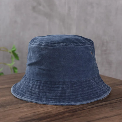 Wholesale New Bob Summer Bucket Hats Reversible Men Ladies Cotton Outdoor Sports Pull Up Fashion Panama Sun Hat Gift Wine Party