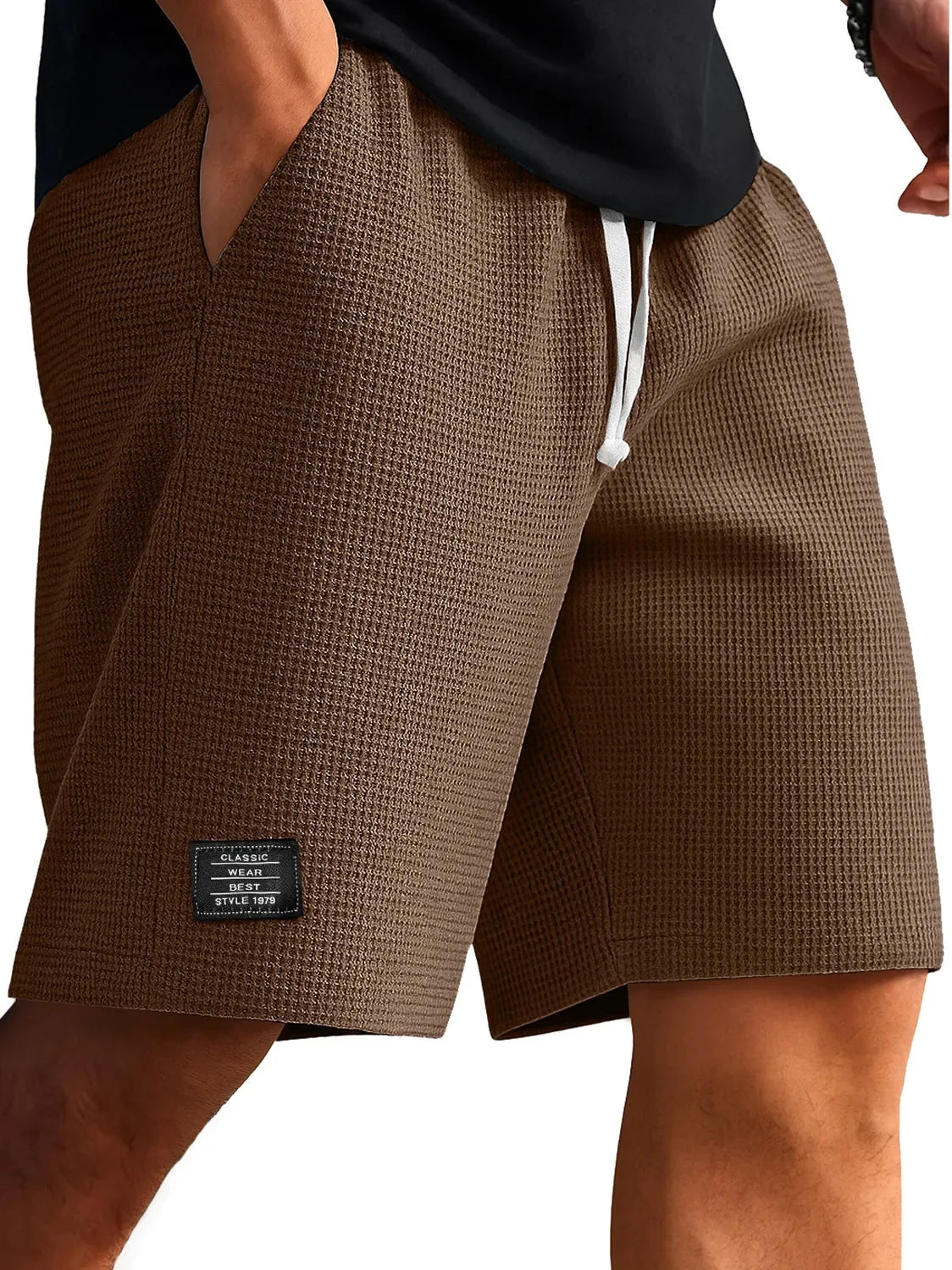 Fashion Sport Shorts for Men Streetwear Harajuku Casual Short Pants Men's Summer Sweatpants Retro Solid  Men Clothes Male Roupa