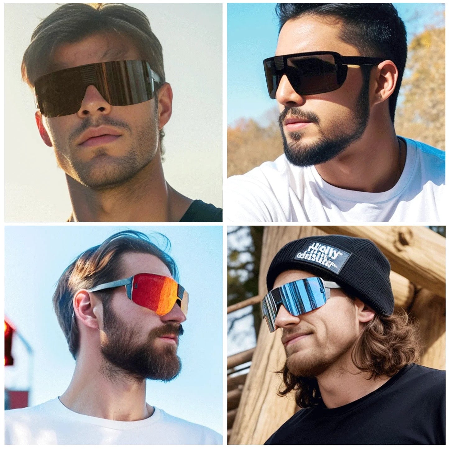 XXL Size Double Extra Large Z87 Sunglasses for Big Wide Heads Men Women TR90 Ultralight UV Protection Sun Glasses 8227