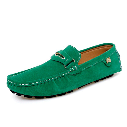 48 Extra Large Size Frosted Couple Style Halloween Gift 2025 Autumn New Beanie Shoes British Style Slip-On Lazy Men's Shoes Driving Lightweight Non-Slip Casual Leather Shoes