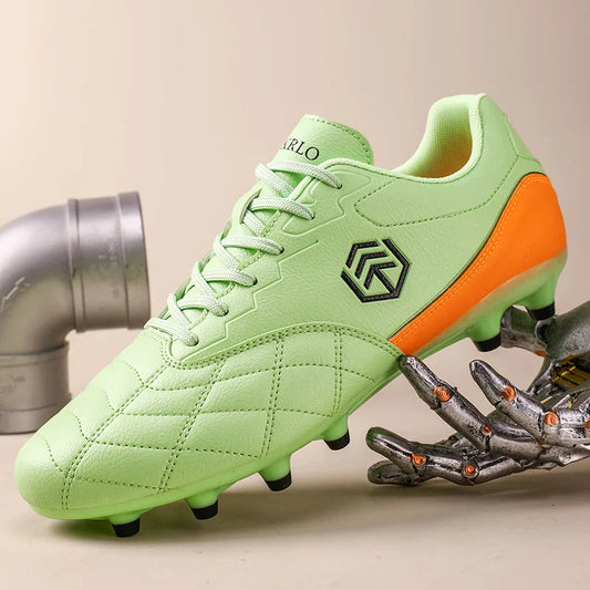 New Men Football Boots Grass Breathable Match Outdoor Sport Soccer Shoes Cleats Long Spikes Comfortable Training Boys Non Slip