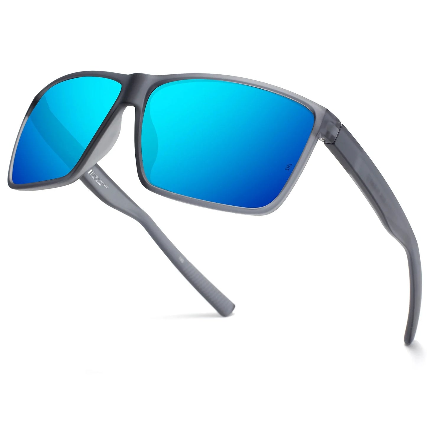 XL Z87 Polarized Safety Sport Sunglasses for Men Women Big Wide Heads TR90 Ultralight UV400 Oversized Outdoor Work Shades 8108