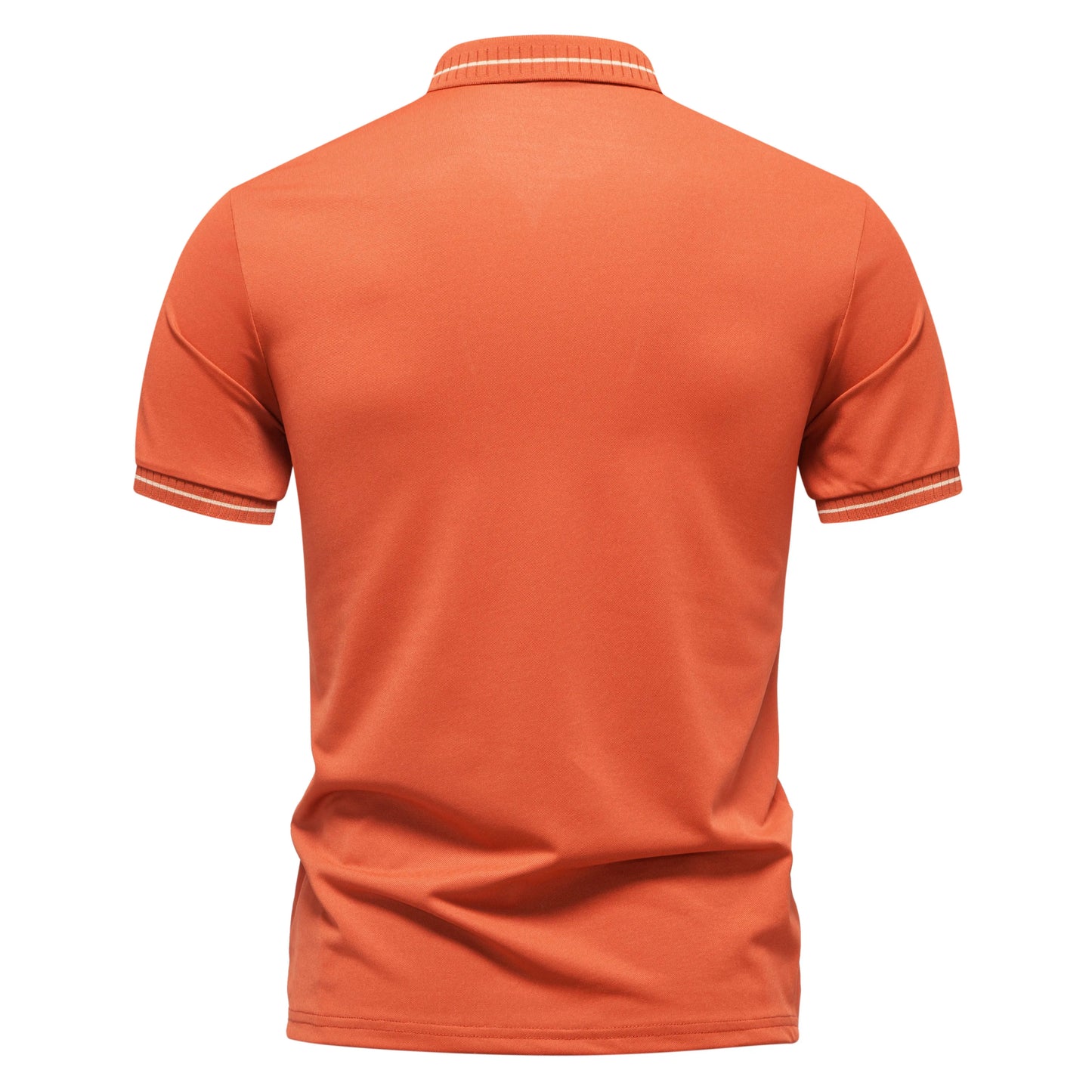 2026 New Men's Polo Collar T-shirt Short Sleeved Casual Sweat Absorbing Breathable T-shirt Men's Top