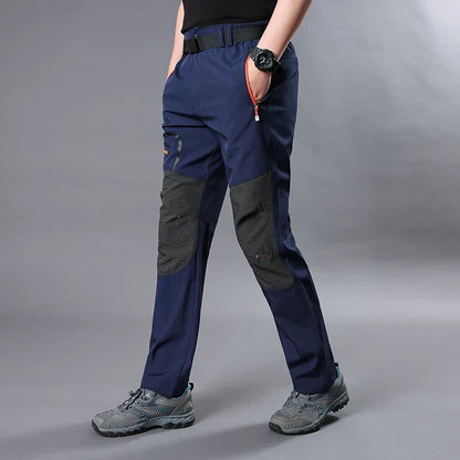 Free Belt Outdoor Cargo Pants Men Hiking Camping Quick Dry Pant Waterproof Elastic Spring Summer Climbing Trekking Trousers