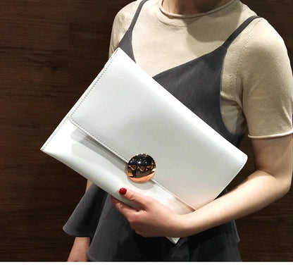 Brand Design Women Clutch Bag Elegant Ladies Shoulder Bag Female Handbag PU Leather Chains Envelope Shoulder Bag Clutches bolsa