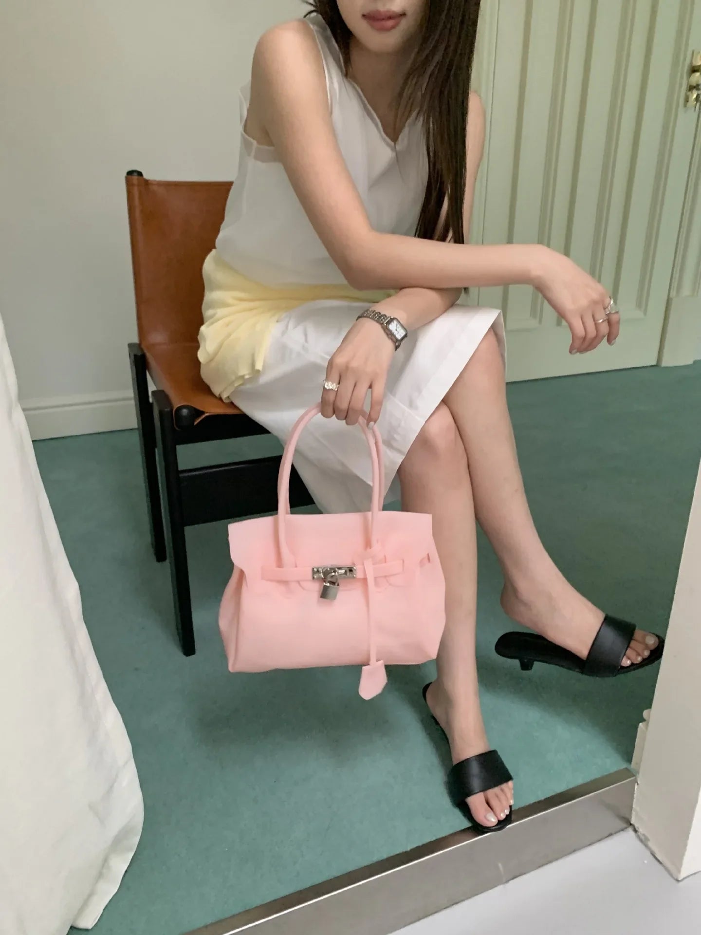 Famous Designer Elegant Handbags For Ladies Leather Tote Bags Shoulder Strap Classic Style Popular