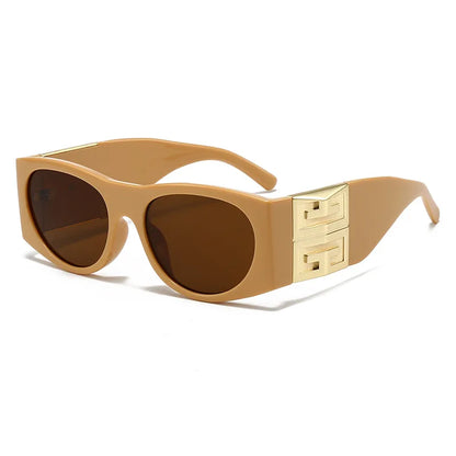 2025 Luxury Designer UV400 Large Frame Sunglasses Women Men New Trendy Sun Glasses Ladies Vintage Cool Gafas De Sol Eyeglasses