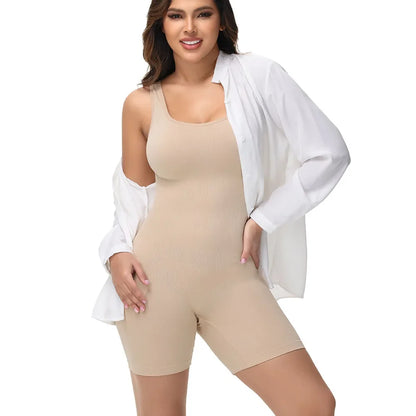 Wide Strap Shorts Body Shaper Bodysuit Women Tummy Control Comfortable Shapewear Suit Full Body Control Ladies Underwear New in