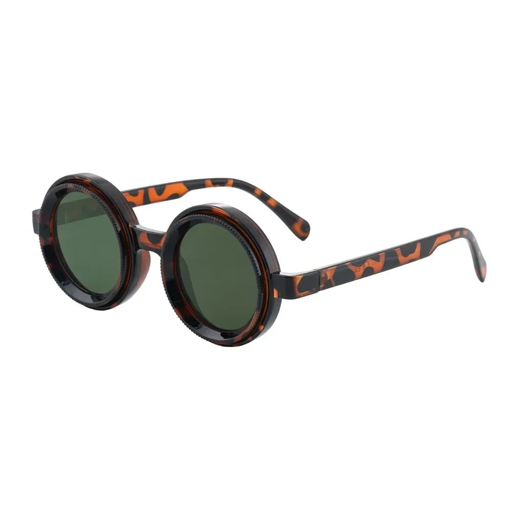 Fashion ND2-400 Adjustable Dimming Glasses 9 Level ND Filter Polarized Sunglasses UV400 Round Fishing Sunglasses Driving
