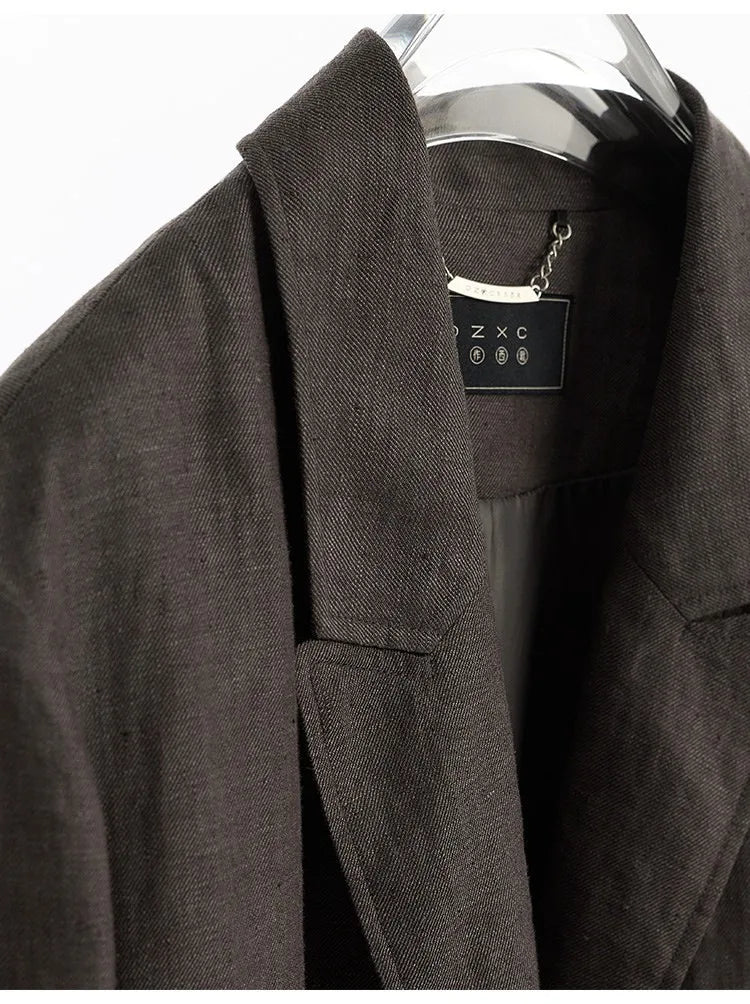 Simple and Understated~ One-Button Women's Blazer, Thin Spring/Summer Suit, New Casual Commuter Jacket, Loose Fit