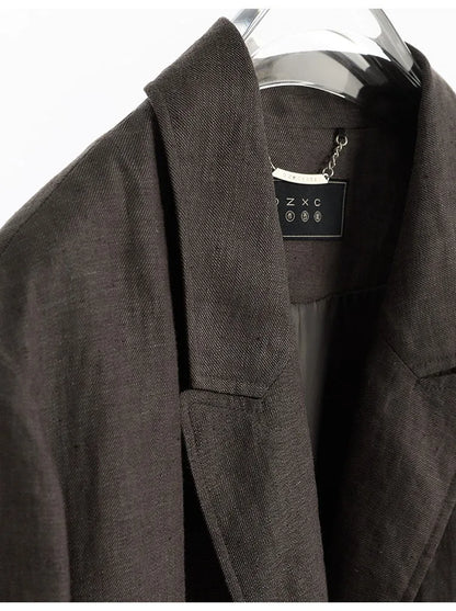 Simple and Understated~ One-Button Women's Blazer, Thin Spring/Summer Suit, New Casual Commuter Jacket, Loose Fit