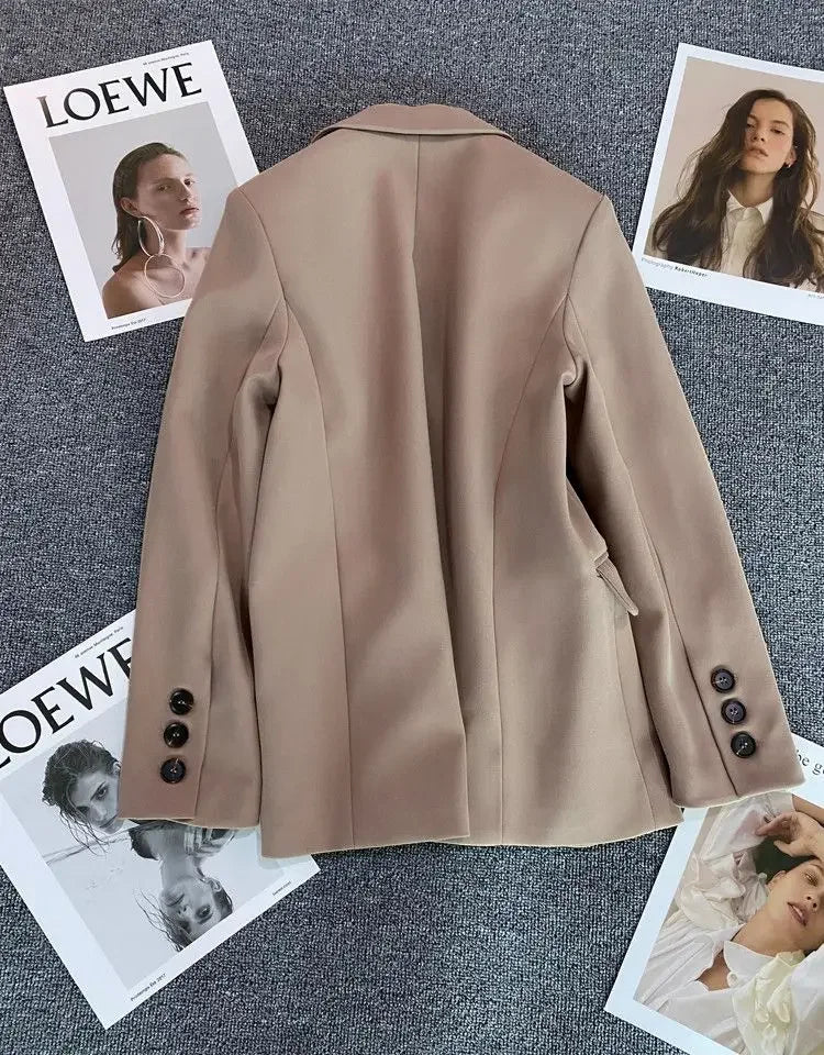 New Spring Suit 2025 Suit Jacket for Women with Small Temperament and High-end Feel Loose Casual Chic Elegant Fashion Coat Top