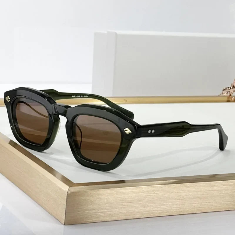 New Arrivals Square Handmade Sunglasses Thick Acetate Luxury Brand Design High Street A+Quality UV400 Outdoor VENENO with Case