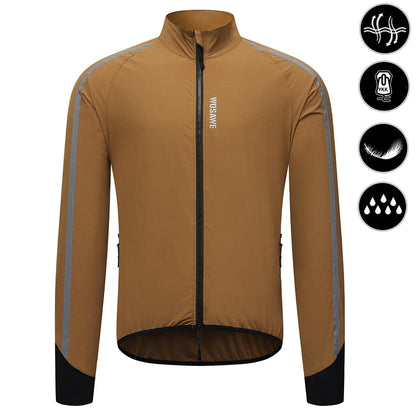 Men's Cycling Windbreaker Ultralight Reflective Windproof Jacket Men MTB Road Bike Wind Coat Long Sleeve Bicycle Clothing