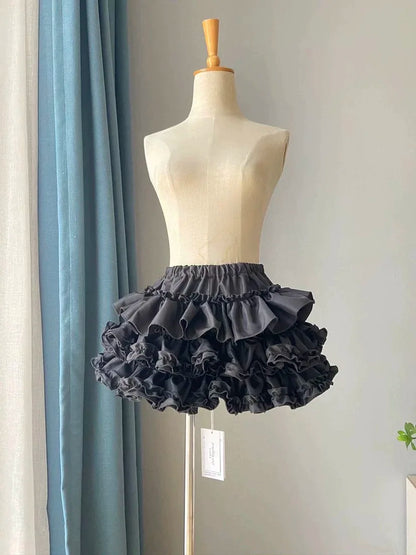 New Vintage Slim Y2k Mini Gothic Skirt Women Korean Fashion Leopard Patchwork Fluffy Skirt Aesthetic Retro Fit Chic Clothes 2025