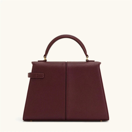 Women's Handbag Elise Designer Fashion 2026 New Burgundy Handbag Large Square Crossbody Bag High-end Women's Bag