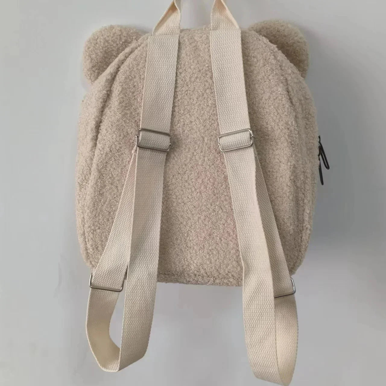 Cute Bear Plush Backpack Embroidered Name Autumn Winter Kids Outdoor Shoulder Bags Custom Personalized Children's Gift Bags