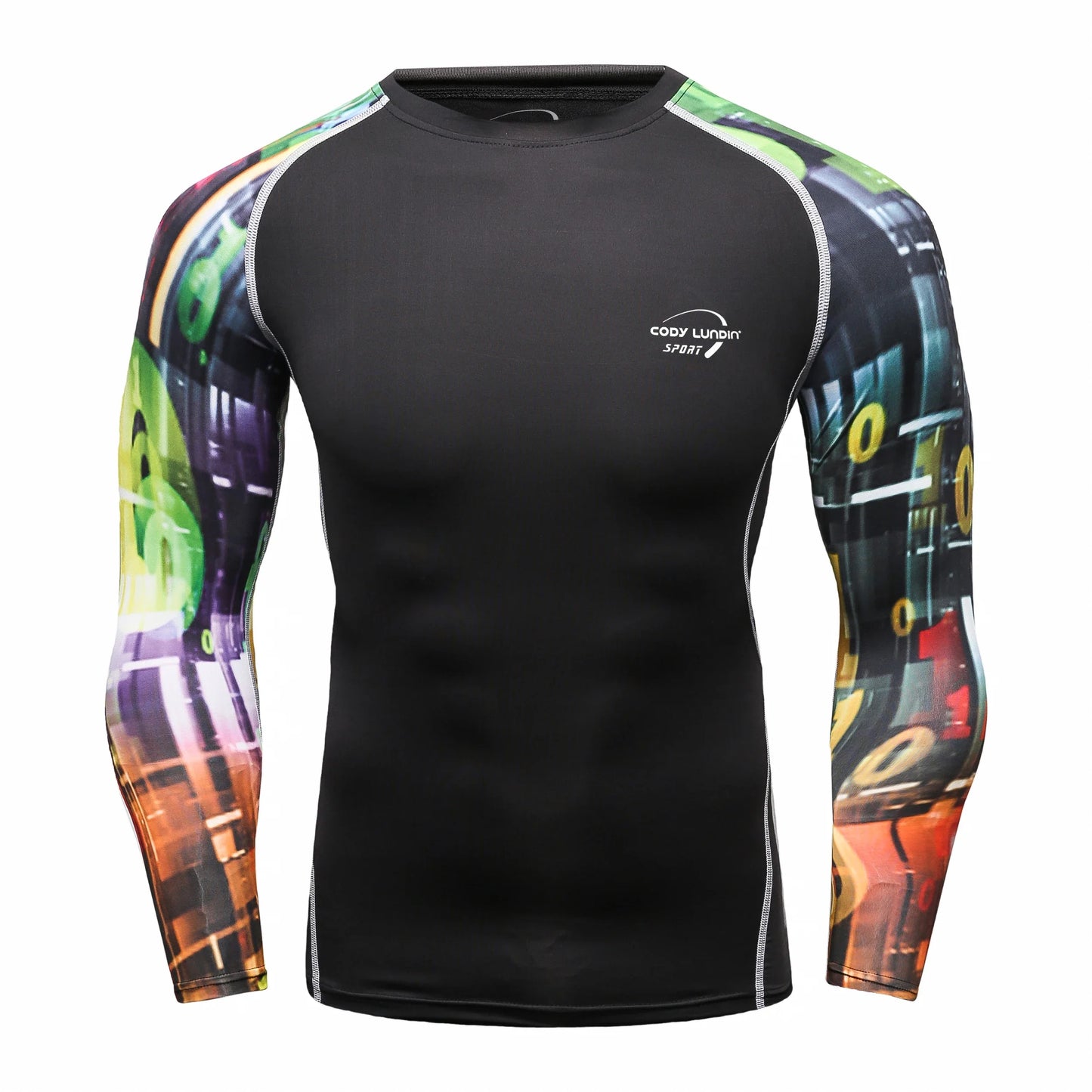 Cody Lundin Men Long Sleeve Compression Athletic Workout Shirt Water Sports UPF 50+ Rash Guard High Quality Jiu Jitsu Gi BJJ Top