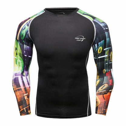 Cody Lundin Men Long Sleeve Compression Athletic Workout Shirt Water Sports UPF 50+ Rash Guard High Quality Jiu Jitsu Gi BJJ Top