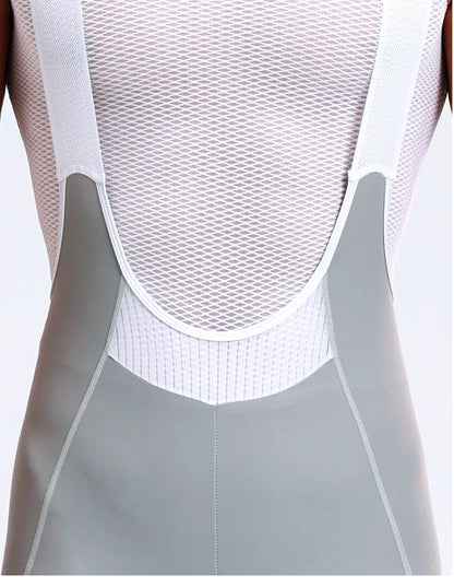 2025 Men's Cycling Bib Shorts High-Waisted Breathable Biking Bicycle Bibs Pants MTB Cycling Clothing Man with Pockets