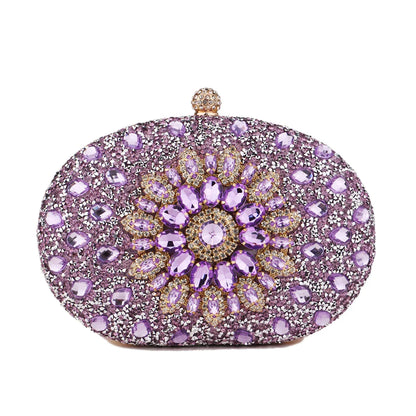 Diamond Women Luxury Clutch Evening Bag Wedding Crystal Ladies Cell Phone Pocket Purse Female Wallet for Party Quality Gift