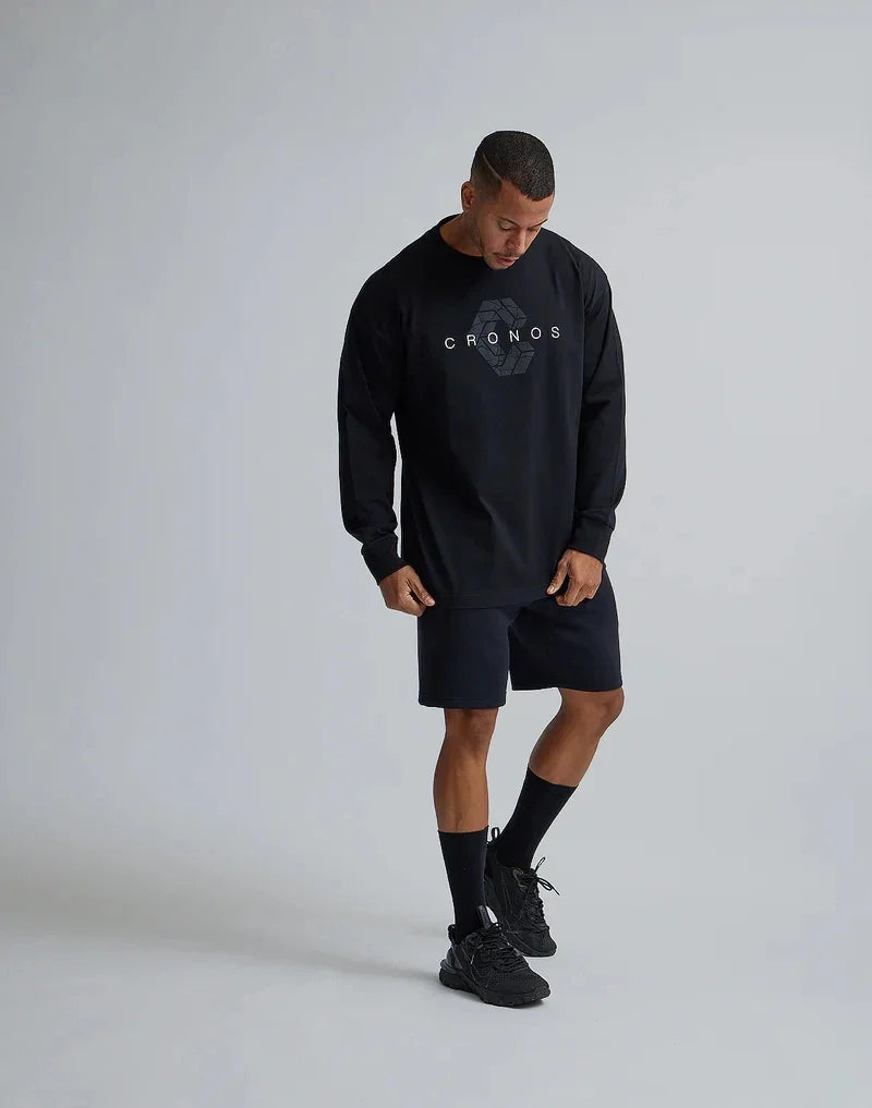 Classics Print Long Sleeve 100% Cotton Men T-shirt Gym Fitness Bodybuilding Workout Casual T Shirt Male Sport Tee Tops