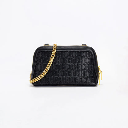 2024 Seasonal New Fashionable and Minimalist Women's Chain Shoulder Bag Solid Color Versatile Letter Print Design Exquisite