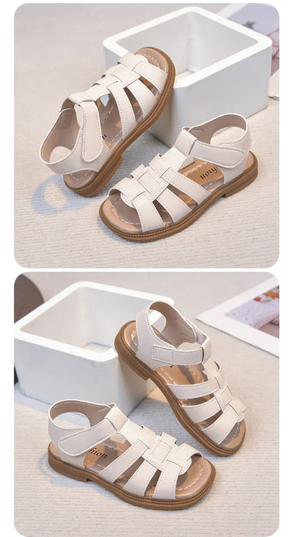 2026 Summer New Kids Sandals for Boys Girls Unisex Fashion Open Toes Candy Colors Children Beach Shoes Anti-skid Breathable Hot