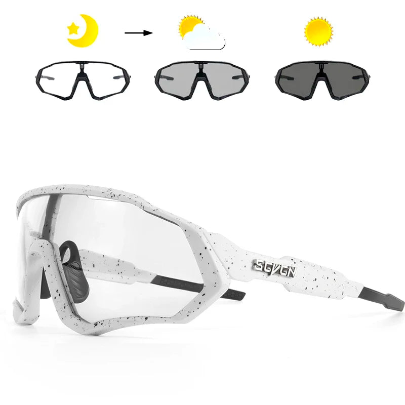 Photochromic Cycling Glasses Bicycle for Outdoor Sports Sunglasses MTB Road Goggles Bike Eyewear Men Women Cycl Equipment