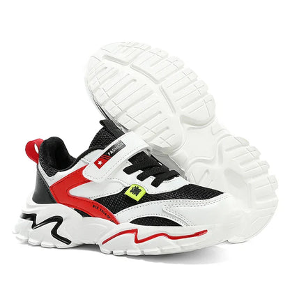 Boys' Summer Mesh Breathable Sneakers Anti-Skid Outdoor Tennis Shoes for Children Sport Running Size 28-39