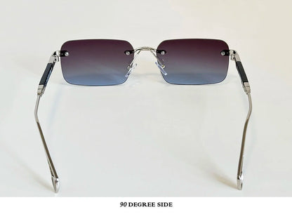 Square Sunglass Men Luxury Rimless Sunglasses Women Vintage Vacation Fashion Glasses Lunette Soleil Femme Gafas De Sol Hombre