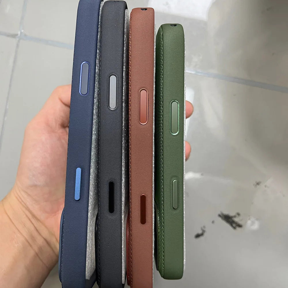 With Box TechWoven Magnetic Phone Case for IPhone 17 Pro Max Air Phone for Magsafe Phone Cover Case Camera Control