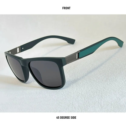 Vintage Retro Polarized Sunglasses For Men Vacation Square Sunglass Women UV400 Protection Fashion Glasses Gafas De Sol Hombre