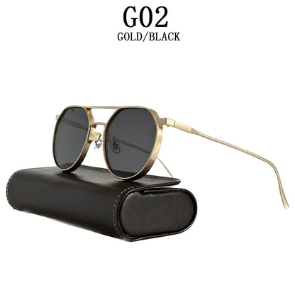 Heavy Metal Sunglasses For Men Round Steampunk Sunglasses Women Trendy Luxe Punk Fashion Glasses Gafas De Sol Hombre Zonnebril