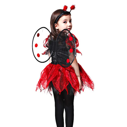 Children's Halloween costumes Girl animal insects dress up to perform bee Polka order ladybug beer show costumes