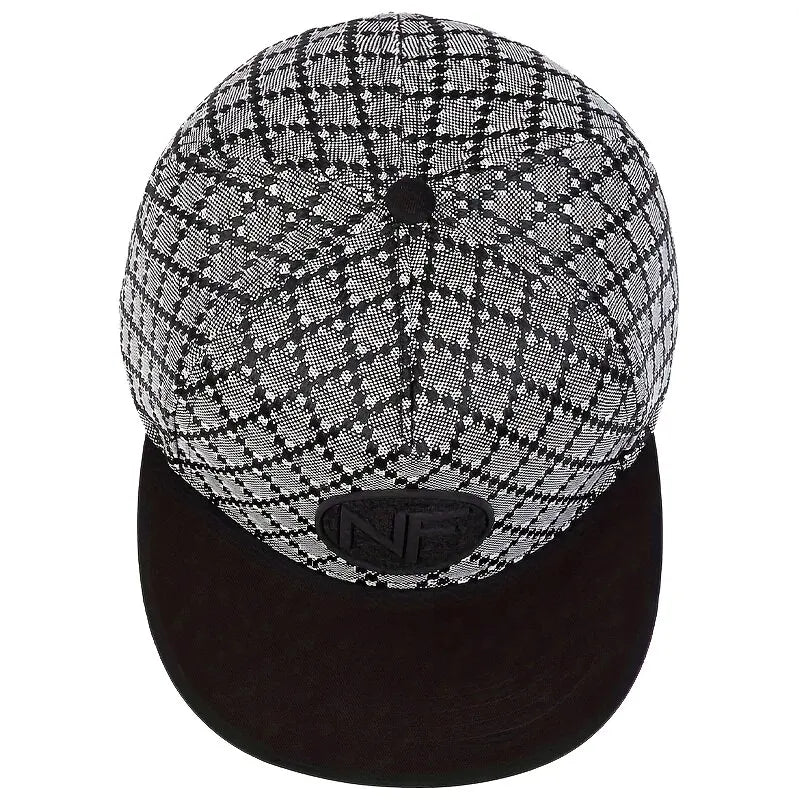 Unisex NF Letter Embroidery Hip-Hop Hats Spring and Autumn Outdoor Adjustable Casual Baseball Caps Sunscreen Hat