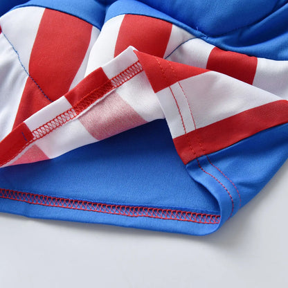 Hero Hulk Captain America Cosplay Costume Boy Kids Clothes Spiderman Muscle Suit Halloween Carnival Birthday Party