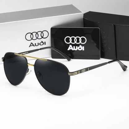 UV400 Polarized AntiGlare Retro Flight Sunglasses Glasses for Motorcycle Classic FrogEye Outdoor Glasses Men Women 558