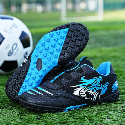 Children's Soccer Shoes TF Breathable Lightweight Major Training Shoes Boy Wear-resistant Sneakers Youth Match Kids Soccer Shoes