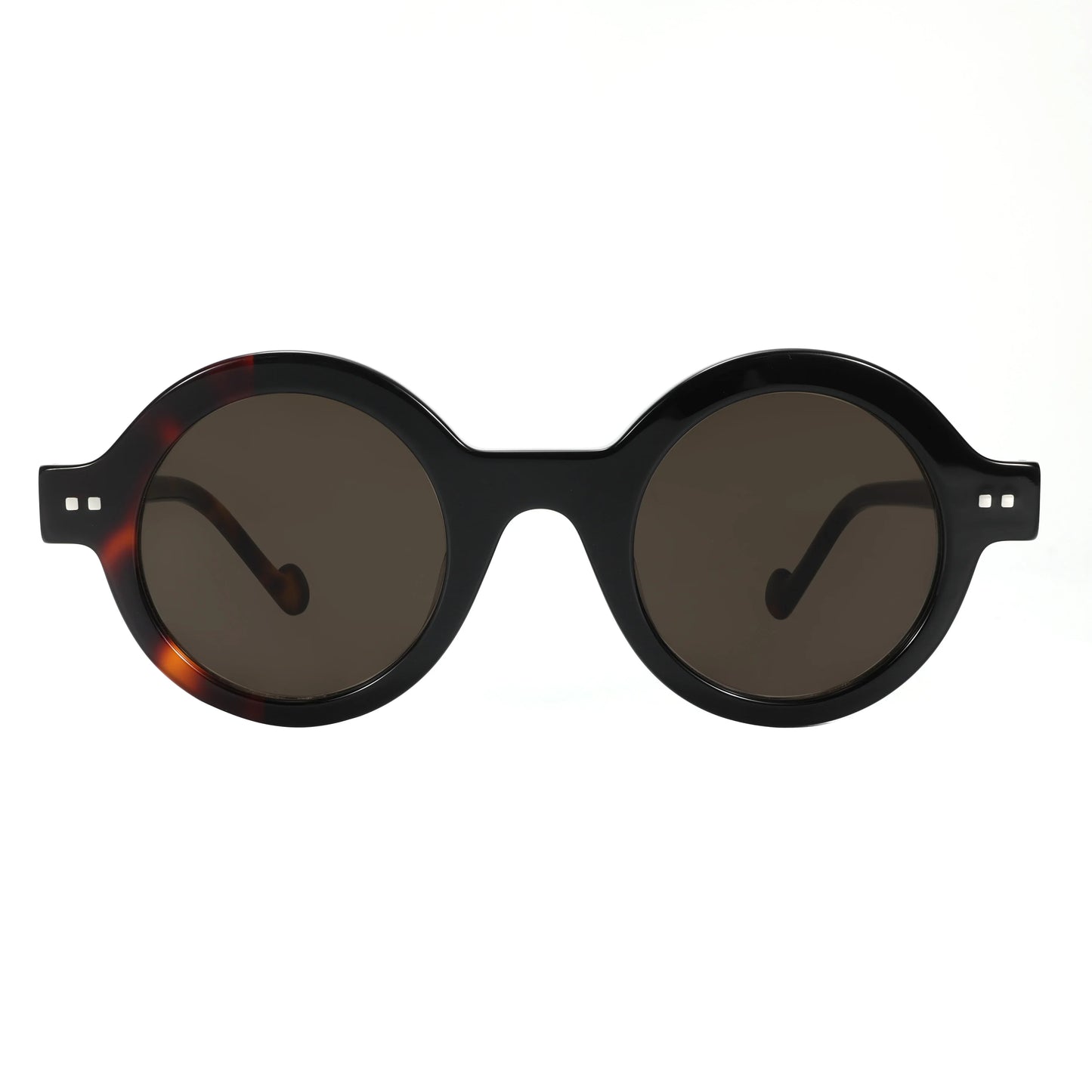 UV400 Protection Retro Glasses Asymmetric Square Acetate Frame for Men Women Polarized Lens Daily Trendy Lightweight