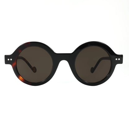 UV400 Protection Retro Glasses Asymmetric Square Acetate Frame for Men Women Polarized Lens Daily Trendy Lightweight