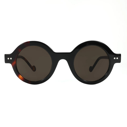 UV400 Protection Retro Glasses Asymmetric Square Acetate Frame for Men Women Polarized Lens Daily Trendy Lightweight