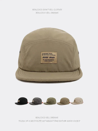 Japanese Quick-drying Breathable Short Brim Baseball Cap Men Women Face Small  Foldable Soft Top Hip-hop Cap Women Soft Brim Hat
