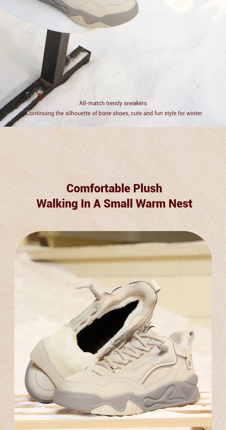 Thermal series Men Sport Shoes New Winter Plush Warm Windproof Comfort Non-Slip Thick-soled Male Sneakers 672446603A