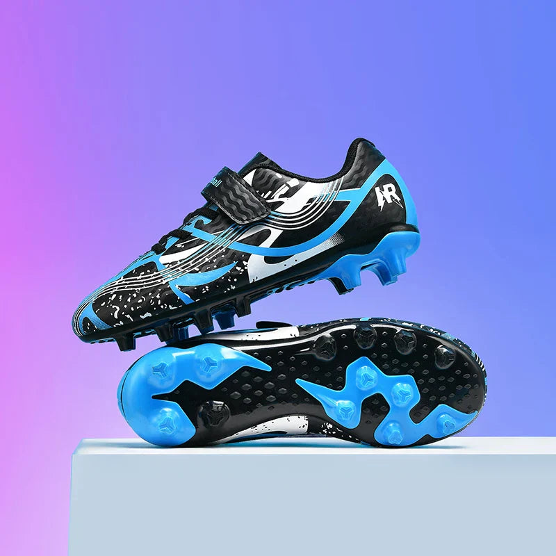 New Men Kids Professional Soccer Shoes Grass Boys Ultralight Football Boots Match Training Shoes Cleats Non-Slip Drop Shipping