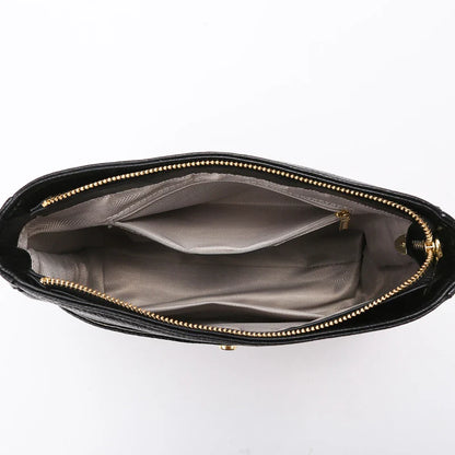 100% cowhide brand shoulder Bag Large capacity For luxury designer handbag women Handbags leather single shoulder straddle bag