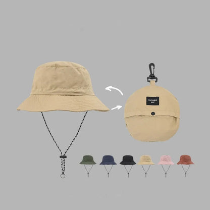 Outdoor storage, sun protection, waterproof, summer camping, hiking hat, UV resistant sun hat, hiking hat, fisherman hat