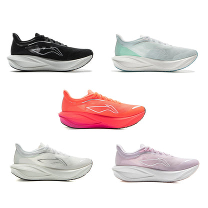Women's FEIDIAN 5 CHALLENGER Racing Running Shoes CARBON-FIBER PLATE BOOM Cushion LiNing Professional Sneakers ARMV002