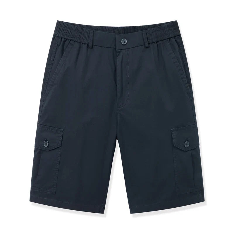 Summer New Arrival Men Cargo Shorts Male Pure Cotton Loose Multi Pocket Five Points Pants Men Outdoor Versatile Casual Shorts