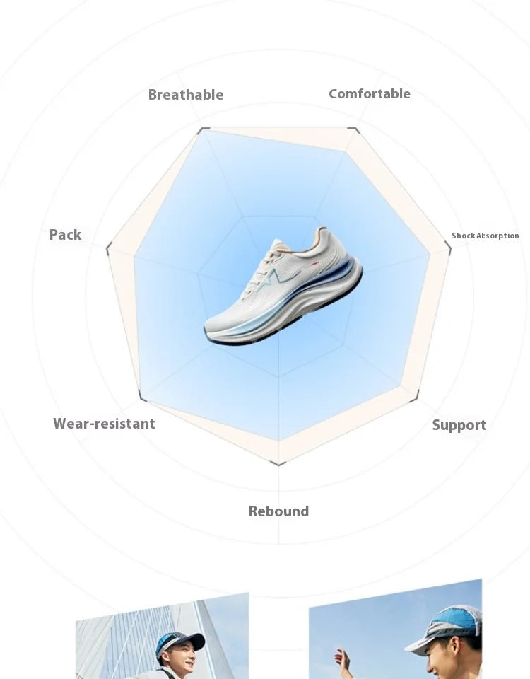 Running Shoes For Men 2025 Spring Cushioning Wear-Resistant Lightweight Comfortable Sneakers 975219110056